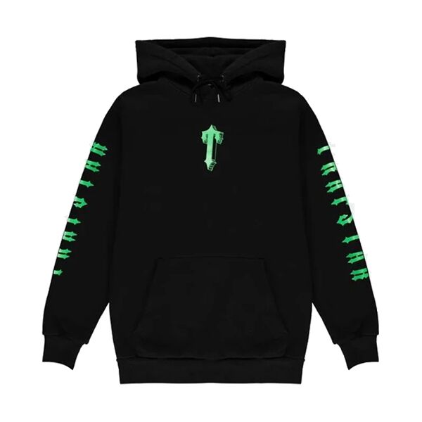 Sudadera Con Capucha Trapstar Negro Verde - Image 1